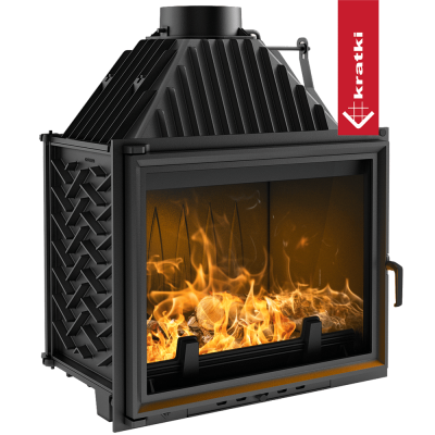 Cast iron fireplace AMELIA 21 kW Ø