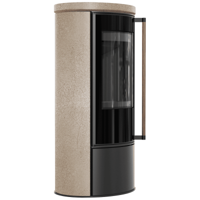 KRATKI ERIK Ø150 5.5 kW GOLD SATIN Ceramic Stove Jatoba Handle Ceramic Lid