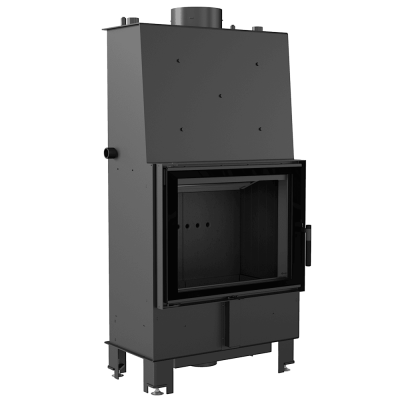 Water heating fireplace LUCY 16 kW Ø 200 black thermotec