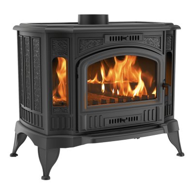 Wood burning cast iron stove KRATKI K9 Ø 150 10 kW