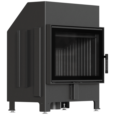 Fireplace KRATKI ZIBI ECO 9.9 kW Ø 180 with black lining