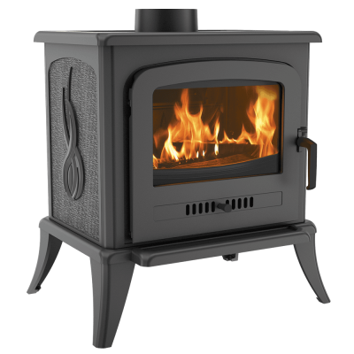 Wood burning cast iron stove KRATKI K7 Ø 130 5 kW