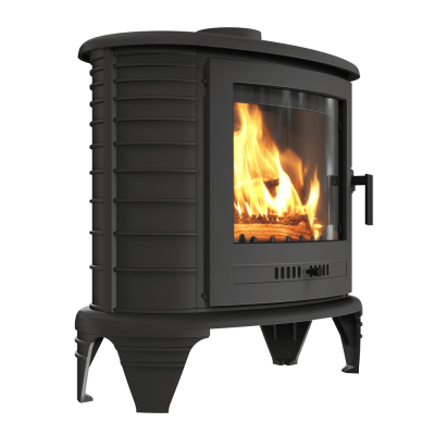 Wood burning cast iron stove KRATKI K8 Ø 130 9 kW